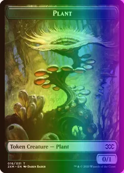 MTG Token - Plant // Saproling (16/503) Double Masters NM FOIL - Image 1
