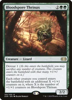 MTG Magic the Gathering Bloodspore Thrinax (155/503) Double Masters NM - Image 1