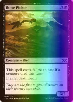 MTG Magic the Gathering Bone Picker (78/503) Double Masters LP FOIL - Image 1