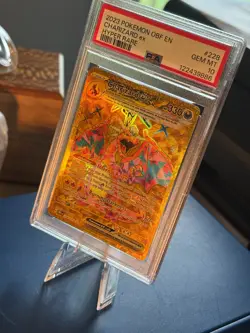 2023 Pokemon Charizard ex #228 Hyper Rare PSA 10 GEM MINT Obsidian Flames - Image 1