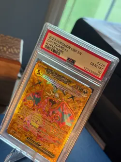 2023 Pokemon Charizard ex #228 Hyper Rare PSA 10 GEM MINT Obsidian Flames - Image 5