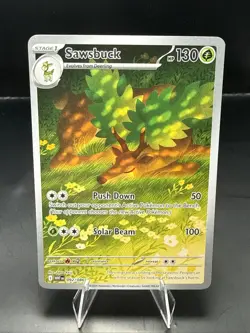 Pokemon TCG Sawsbuck 092/086 White Flare Illustration Rare - Image 1