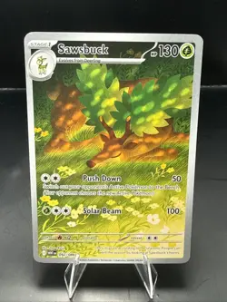 Pokemon TCG Sawsbuck 092/086 White Flare Illustration Rare - Image 2