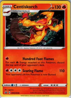 Centiskorch SWSH048 Holo SWSH: Sword & Shield Promo Cards - Pokemon Card - NM - Image 1