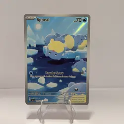 Pokemon TCG Spheal 199/191 Sv08: Surging Sparks Illustration Rare Holo 70 HP - Image 1