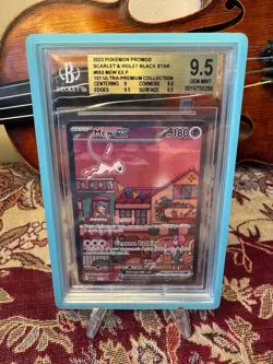 MEW EX 053 BGS 9.5 | Sunset 🌇 City Mew | Pokemon 151 Black Star Promo - Image 1