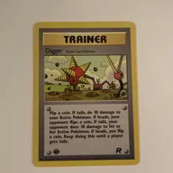 Near Mint 1st Edition Digger 75/82 - Team Rocket - Image 3