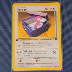 Pokemon Cards - Porygon 48/82 - Team Rocket 1st Edition WOTC - NM - Image 1