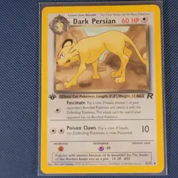 Pokemon Cards - Dark Persian 42/82 - Team Rocket 1st Edition WOTC - NM - Image 1