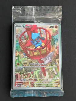 Riolu 010 Promo Mega Evolution ETB Pokemon Card Sealed - Image 1