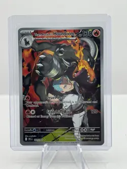 2025 Pokemon DRI En Destined Rivals 191 Team Rocket's Houndoom Illustration Rare - Image 1