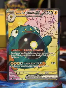 Iono's Bellibolt EX 172/159 - Pokemon TCG - Journey Together - Ultra Rare - NM - Image 1