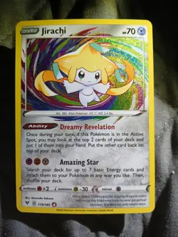 Pokemon Jirachi - 119/185 - Amazing Rare NM Vivid Voltage Never Played - Image 1
