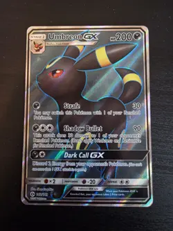 Pokemon Umbreon GX Full Art 142/149 Sun Moon Base NM - Mint - Image 1