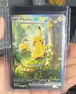 Pikachu EX 276/217 SIR Ascended Heroes Pokemon English - Pack Fresh!! - Image 1