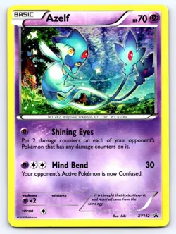 Azelf - XY142 XY142 Holo Promo XY Promo Pokemon Moderately Played - Image 1