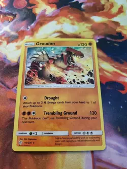 Pokemon - Groudon 113/236 Cracked Ice Holo Towering Heights NM - Image 1