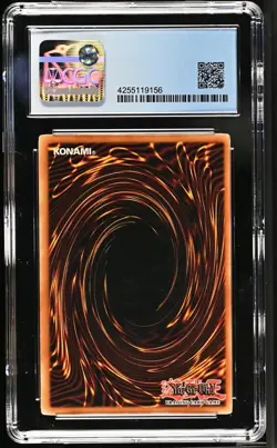 Yu-Gi-Oh! 2004 Dark Magician 1st Ed. Super Rare SYE-001 CGC 8 - Image 3