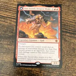 Magic: The Gathering Ojer Axonil & Temple of Power Legendary Cards 2023 - Image 1