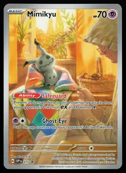 Mimikyu 075 Holo Illustration Rare Scarlet & Violet Promo Pokemon Card - Image 1