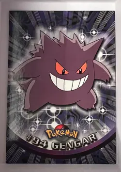 TOPPS POKEMON SERIES 2 GENGAR CARD TV ANIMATION #94 - Image 1