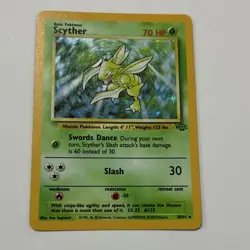 Pokemon 2 Card Lot Holo Jungle Scyther 10/64 & Pinsir 9/64 1999 READ DESCRIPTION - Image 2