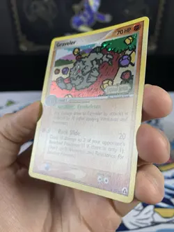 Pokemon Card Ex Legend Maker Graveler 34/92 2006 Reverse Stamped Holo - Image 5