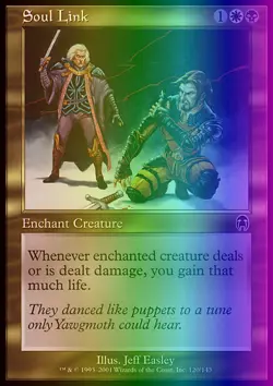 MTG Magic the Gathering Soul Link (120/148) Apocalypse NM FOIL - Image 1