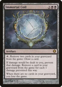 MTG Magic the Gathering Immortal Coil (79/260) Shards of Alara MP - Image 1