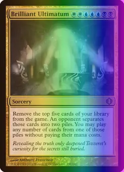 MTG Magic the Gathering Brilliant Ultimatum (159/260) Shards of Alara HP FOIL - Image 1