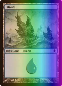 MTG Magic the Gathering Island (237/260) Shards of Alara LP FOIL - Image 1