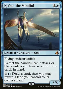 Magic the Gathering MTG Kefnet the Mindful (59) Amonkhet LP - Image 1