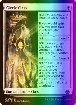MTG Cleric Class (6/518) Adventures in the Forgotten Realms NM FOIL - Image 1
