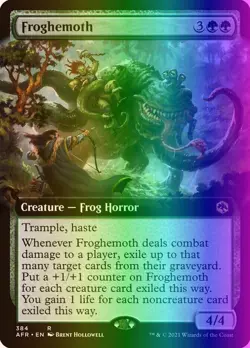 MTG Froghemoth (384/471) Adventures in the Forgotten Realms NM FOIL - Image 1