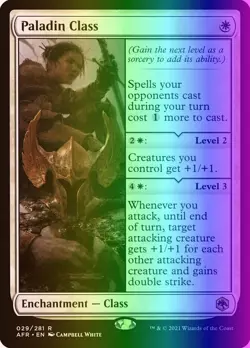 MTG Paladin Class (29/518) Adventures in the Forgotten Realms LP FOIL - Image 1