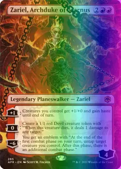 Zariel, Archduke of Avernus (285/518) Adventures in the Forgotten Realms LP FOIL - Image 1