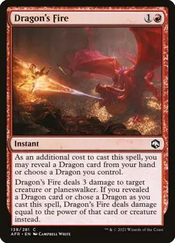 MTG Dragon's Fire (139/518) Adventures in the Forgotten Realms NM - Image 1