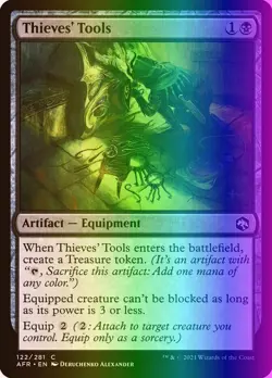 MTG Thieves' Tools (122/518) Adventures in the Forgotten Realms LP FOIL - Image 1