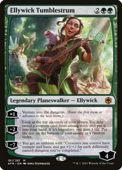 MTG Ellywick Tumblestrum (181/518) Adventures in the Forgotten Realms LP - Image 1