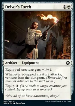 MTG Delver's Torch (10) Adventures in the Forgotten Realms NM - Image 1