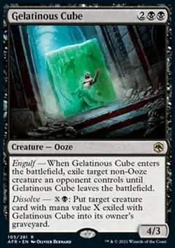 MTG Gelatinous Cube (105/424) Adventures in the Forgotten Realms NM - Image 1