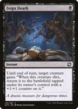 MTG Feign Death (103/518) Adventures in the Forgotten Realms LP - Image 1