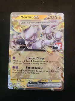 Mewtwo EX Prize Pack Series Stamped Holo Card 058/182 Near Mint Copy 💢💥💢 - Image 1