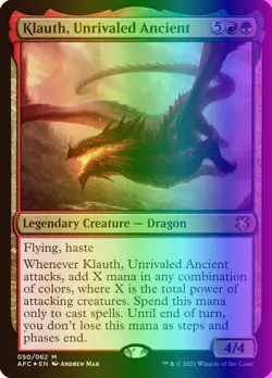 Klauth, Unrivaled Ancient (50/359) AFC LP FOIL - Image 1