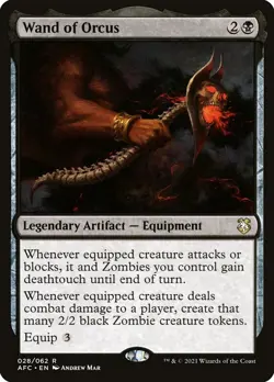 MTG Wand of Orcus (28/359) Adventures in the Forgotten Realms Commander DMG - Image 1