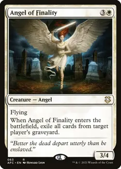MTG Angel of Finality (63/359) Adventures in the Forgotten Realms Commander NM - Image 1