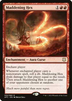 MTG Maddening Hex (32/359) Adventures in the Forgotten Realms Commander LP - Image 1
