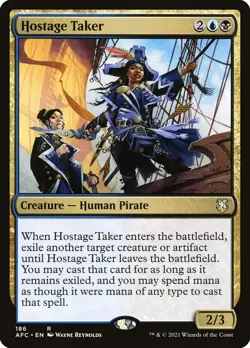 MTG Hostage Taker (186/359) Adventures in the Forgotten Realms Commander LP - Image 1