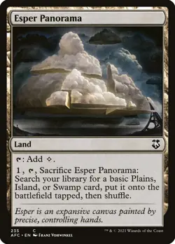 MTG Esper Panorama (235/359) Adventures in the Forgotten Realms Commander NM - Image 1