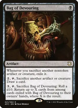 MTG Bag of Devouring (21/359) Adventures in the Forgotten Realms Commander LP - Image 1